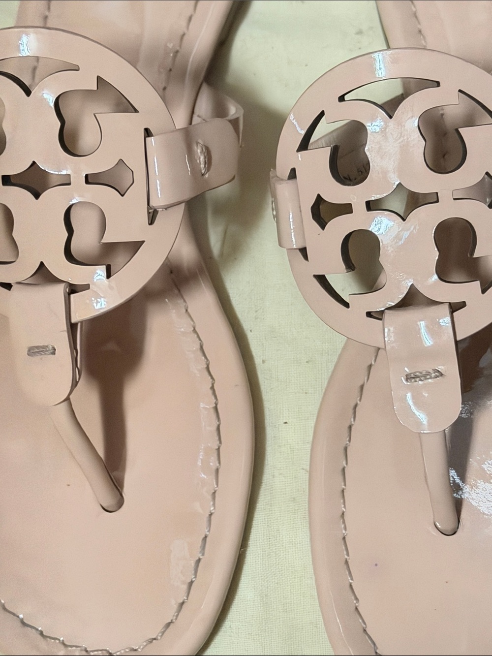 Tory Burch Miller Thong Sandal - Sea Shell Pink - Picture 3 of 6